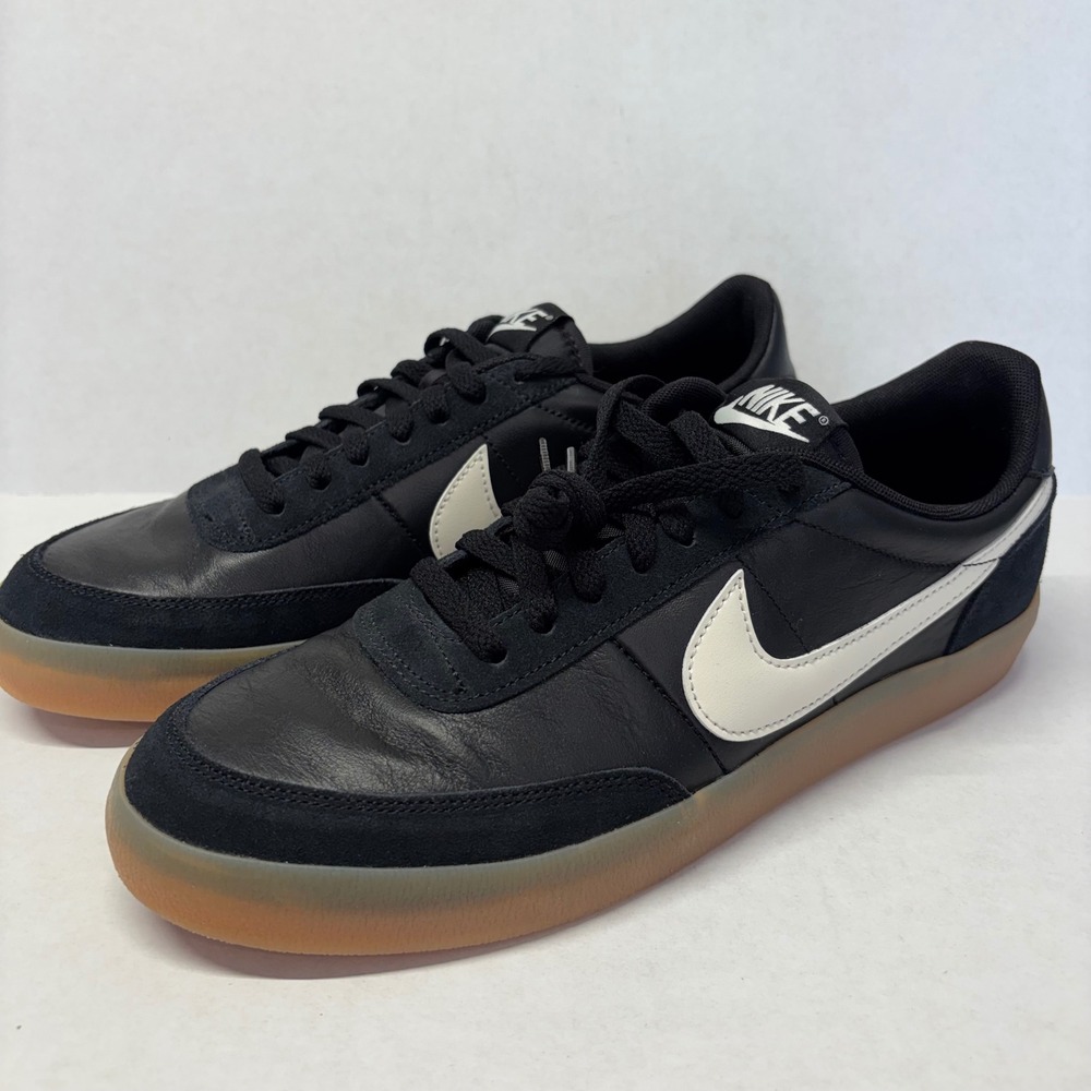 Nike Mens Killshot 2 Leather Sz 11 Black Sail Gum Low Top Sneakers 432997-070